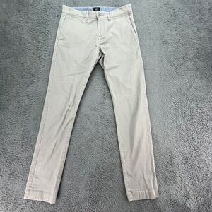 J Crew 484 Slim Chino Pants Khaki Stretch Men Size 28x32